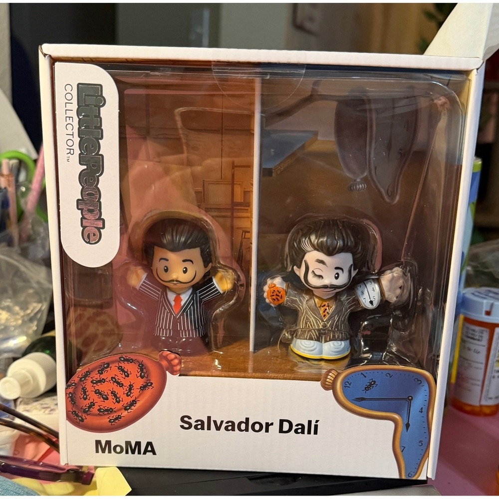 Fisher-Price Little People MoMA Salvador Dali Collector Figure Set (NWT)